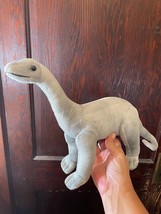 Fiesta Brachiasaurus Scale Textured 18&quot; Plush Grey Dinosaur Plush - $13.53