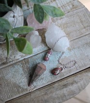 Rhodonite Pendulum by Imogen Designs ~ Compassion, Forgiveness &amp; Release... - $567.13 MXN