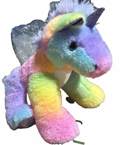 Primary image for Fiesta Toys Rainbow Sherbet Unicorn 10.5" Plush Stuffed Animal A00627