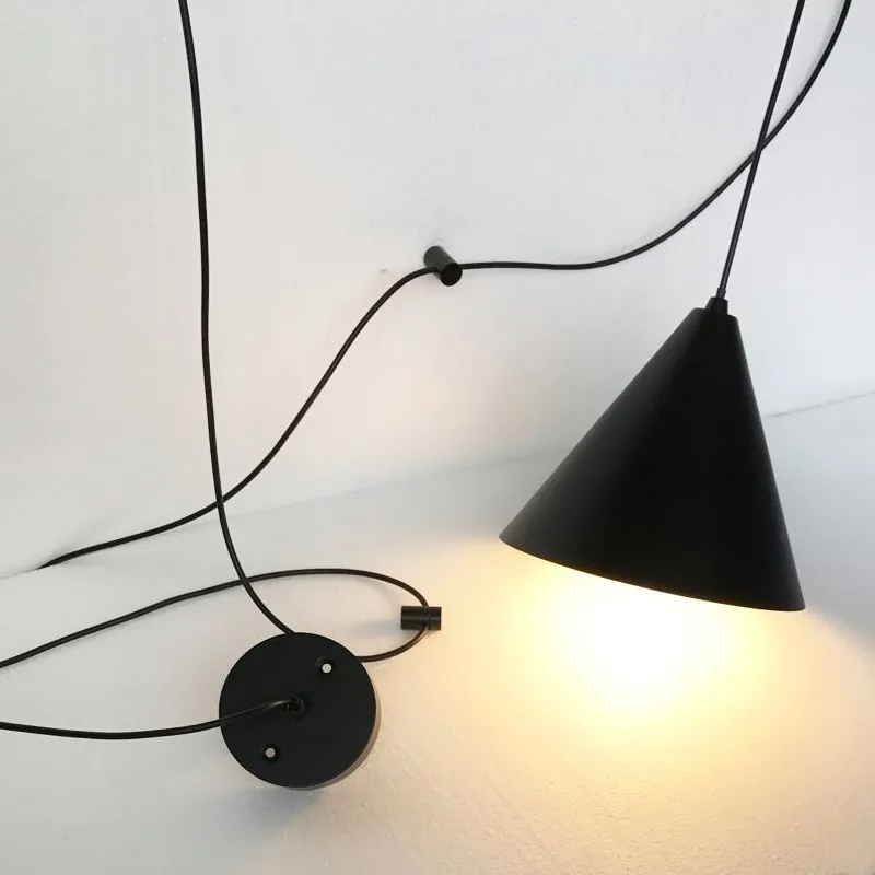 Wall Sconce Hanging Light Fixture Modern Long Wire Design Led Pendant Li... - $36.95+