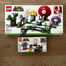 Lego 71368 Super Mario Toad&#39;s Treasure Hunt &amp; 71364 Whomp&#39;s Lava Trouble SEALED - £65.73 GBP