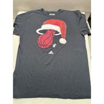 Miami Heat Santa Christmas T-shirt. Size large Adidas - £7.85 GBP