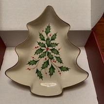 Lenox Christmas Tree Candy Dish/Lenox For The Holidays / Preowned - $168.72 MXN
