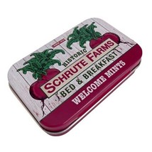 The Office Schrute Farms Welcome Mints Embossed Metal Tin NEW SEALED - £2.96 GBP