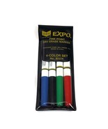 Vintage NOS EXPO Dry Erase Markers Fine Tip Point Colors 84074 USA Sanfo... - €14,41 EUR