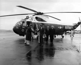 President John F. Kennedy exits helicopter at National Airport New 8x10 ... - £6.88 GBP