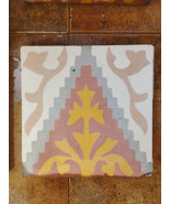 Hydraulic Tile With Pyramid Design Over 70 Years 20X20X2 Cm - $45.56