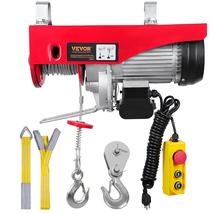 VEVOR 880 lbs Electric Hoist, 14ft Wired Remote Control, 20-40 ft Liftin... - $101.90