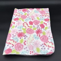 Walmart Floral Baby Blanket Butterfly Tulip Rose Parent&#39;s Choice - £29.13 GBP