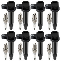 8 pack Ignition Coils + Spark Plugs For Lexus GS430 Toyota 4Runner UF230 UF493 - $98.96