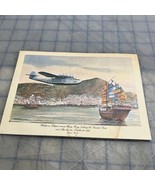 Vintage Pan Am Business Class Menu 1980s Clipper Class - $8.99