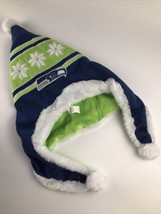 SEATTLE SEAHAWKS  NFL Warm Winter Hat Beanie ear covers kids - $16.83