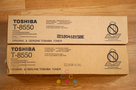 2 Genuine Toshiba T-8550U Black Toner Cartridge eSTUDIO 555 655 755 855 Same Day - $74.25