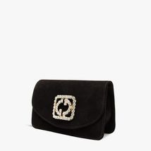 The California Black Suede Leather Handbag image 2