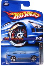 2006 Hot Wheels Motown Metal &#39;65 Mustang Blue #2006-087 - $10.78