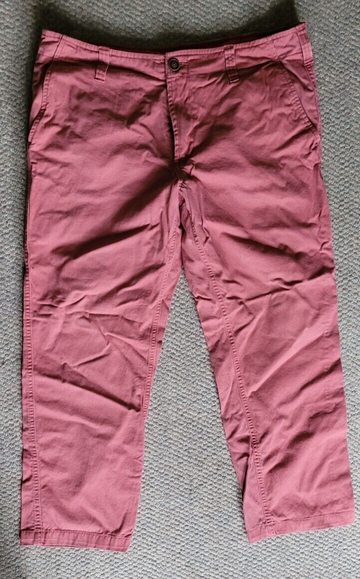 Primary image for Men Red Camel Pants Size 36x30 Pinkish/Salmon Color Casual Work Summer Spring