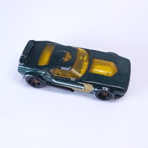 Hot Wheels FAST FISH Dark Green Yellow 2016 LOOSE J34 - $1.97