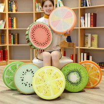 3D Simulation Watermelon Pile Fruit Pillow Cushion Plush Toy Removable And Washa - £17.21 GBP+