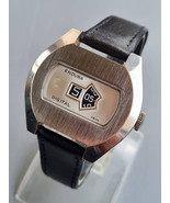 Endura RARE jumping hour vintage  17 Jewels Swiss Made Wristwatch - £143.42 GBP