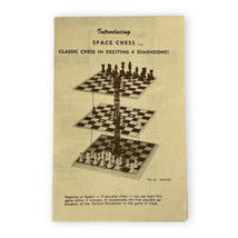 Space Chess 1970 Replacement Parts: Instructions Manual Paper - Pacific ... - £7.33 GBP