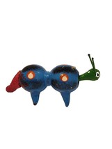 CATERPILLAR Bobble Head  Mexican Folk Art Hand Made Garden - £4.94 GBP