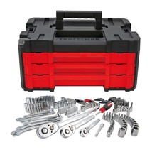 Craftsman Mechanic Tool Set, 230 Piece with 3 Drawers, Sockets, Extension Bars,  - £172.87 GBP
