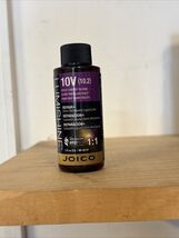 NEW JOICO LUMISHINE REPAIR DEMI PERMANENT LIQUID HAIR COLOR 2 OZ BOTTLE 10V - $11.88