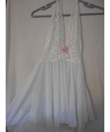 Sheer White Lacy Babydoll Lingerie Top - $297.41 MXN
