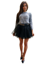 Elastic Waistband Black Tulle Skater Tu Tu Skirt Australia RRP $40 Balle... - $24.99