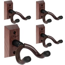 Guitar Wall Mount 4 Pack, Guitar Hanger, Rotatable Guitar Wall Hanger With Screw - £32.24 GBP