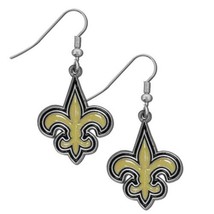 New Orleans Saints  NFL Dangle Earrings Jewelry - £8.28 GBP
