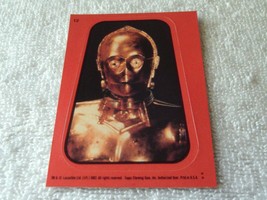 1983 SEE-THREEPIO Star Wars Return Of The Jedi Sticker Gem Mint #12 - £101.86 GBP