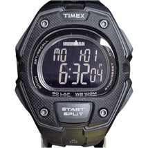 TIMEX Men&#39;s IRONMAN Classic 30 Blackout Negative 45mm Sport Watch, Resin Strap  - £28.30 GBP