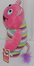 GANZ Brand H12598 Pink Multi color Striped Knit Wit Monster image 4