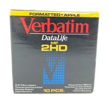 Verbatim DataLife 2HD Apple Formatted 3.5&quot; Micro Floppy Disc 10 Pack - £15.56 GBP