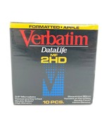 Verbatim DataLife 2HD Apple Formatted 3.5&quot; Micro Floppy Disc 10 Pack - £15.56 GBP
