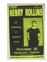 The Henry Rollins Band Poster Concert Black Flag - £6.75 GBP