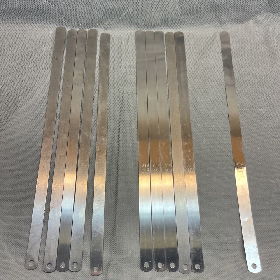 Matco FG019L FG032L FG003L 12” Feeler Gauges Lot Of 11 See Notes - $10.70