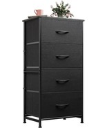The Wlive Dresser With 4 Drawers, Fabric Storage Tower, Organizer Unit For - $785.68 MXN