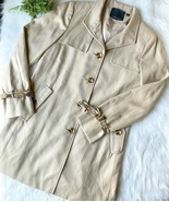 Carlisle Cotton Wool Khaki Tan Trench Dress Coat Snake Skin Women’s 8 Ja... - €73,60 EUR