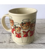 Vintage Enesco Lucy and Me Coffee Mug Angel Bear Choir 1985 Ceramic Chri... - €6,02 EUR