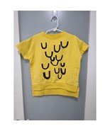 Beau Loves Kids Tee 2/3 Yellow Graphic Shirt “Upside Down” Modern Toddle... - $316.20 MXN