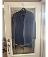 Donna Karan Signature Blazer Suit Jacket Dark Gray Wool Men&#39;s 46R Made i... - $35.05 CAD