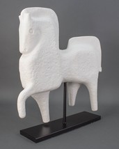 Jonathan Adler Very Rare Large Trojan Horse Sculpture 17.5&quot; x 15.5&quot; - £912.05 GBP