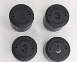 Set of 4 Vintage 3lb AMF Heavyhands Aerobic Weights Made In USA No Handles - $33.90