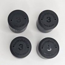 Set of 4 Vintage 3lb AMF Heavyhands Aerobic Weights Made In USA No Handles - $33.90