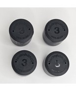Set of 4 Vintage 3lb AMF Heavyhands Aerobic Weights Made In USA No Handles - £26.51 GBP