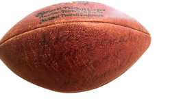 Vintage Joe Namath Signed Autographed Wilson Pete Rozelle NFL Leather Fo... - $98.95