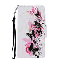 Anymob Samsung Graffiti Butterfly Phone Cases Leather Flip Stand Cover - £23.07 GBP