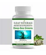 iLeafNaturals Organic Deep-Sea Greens Immunity Blend 1000 mg Capsules - £14.74 GBP